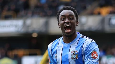 Fabio Tavares in action for Coventry City