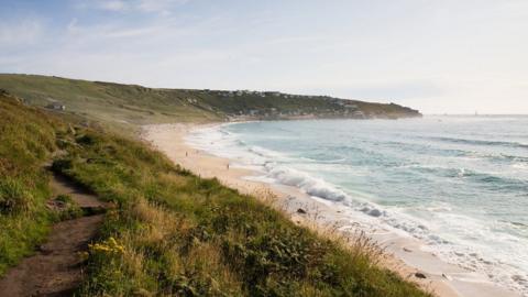 A stunning beach