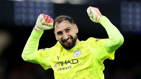 Manchester City's Gianluigi Donnarumma