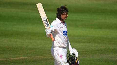 Tom Kohler-Cadmore raises his bat