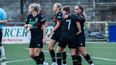 Glentoran celebrate