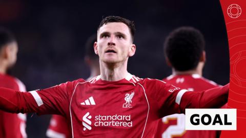 Liverpool left-back Andrew Robertson