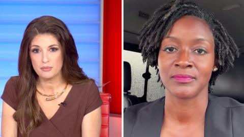 Helena Humphrey is talking to Angie Nixon.