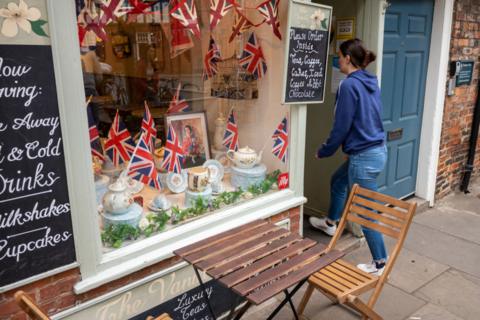 Table on a York street