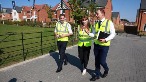 Deputy Prime Minister Angela Rayner in Hampshire announcing sweeping changes to England's planning system 