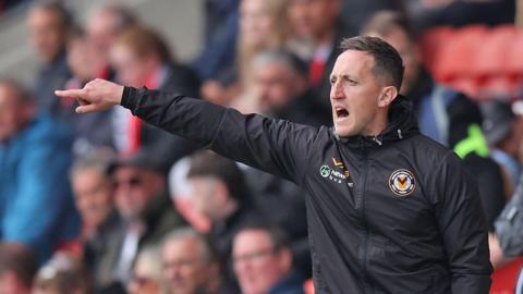 Dafydd Williams stepped in as head coach when Nelson Jardim left Newport 