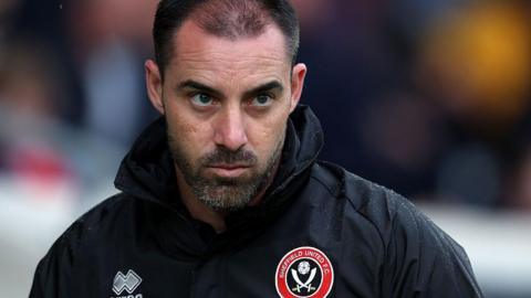 Ruben Selles during his spell as Sheffield United head coach