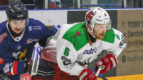 Cardiff Devils in action at Dundee Stars