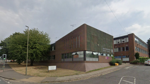 South Derbyshire District Council building off Civic Way