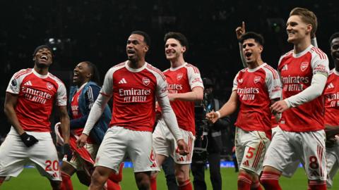 Arsenal celebrate