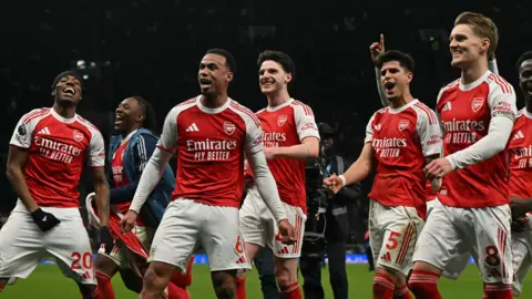 Arsenal celebrate