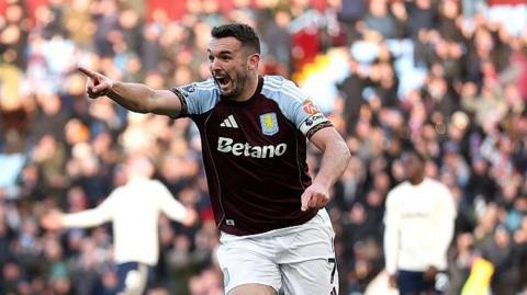 John McGinn celebrates