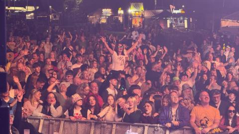 Crowds at the Darley Park Weekender
