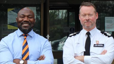 PCC Festus Akinbusoye and Trevor Rodenhurst