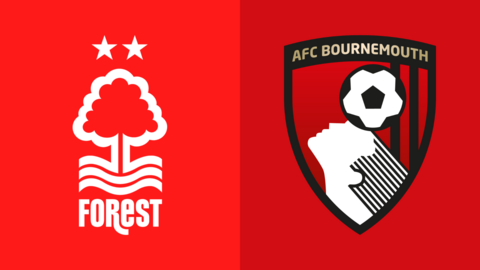 Nottingham forest and Bournemouth club badges