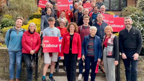 Angeliki Stogia and Labour Party members