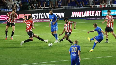 Jay Stansfield scores for Birmingham