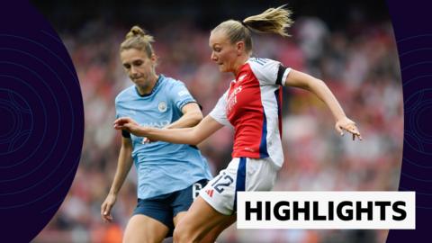 WSL Highlights: Arsenal draw against Man City