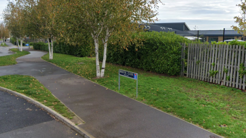 Road sign in Bristol Close, Sittingbourne