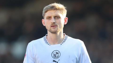 Nathan Smith in action for Port Vale.