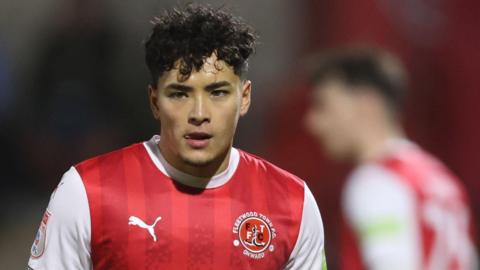 Phoenix Patterson in action for Fleetwood Town