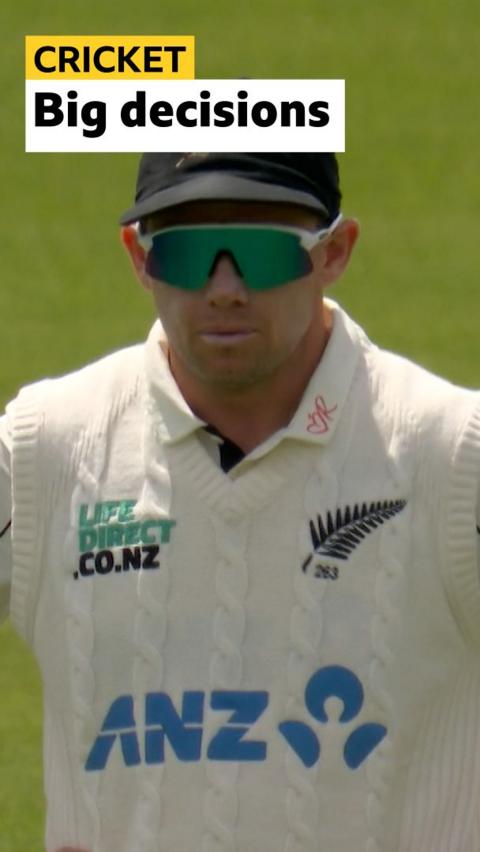 Watch as New Zealand calls for a review at the wrong moment.