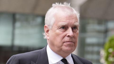 File photo dated 16/9/25 of Prince Andrew arriving for the Requiem Mass service for the Duchess of Kent, at Westminster Cathedral, central London. Andrew Mountbatten-Windsor has been arrested on suspicion of misconduct in public office and is in police custody.