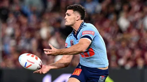 Nathan Cleary of the New South Wales Blues