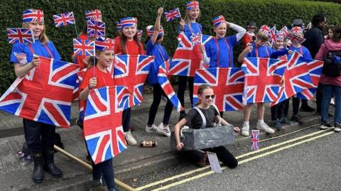 Pupils at the 2023 Ilkley Carnival 