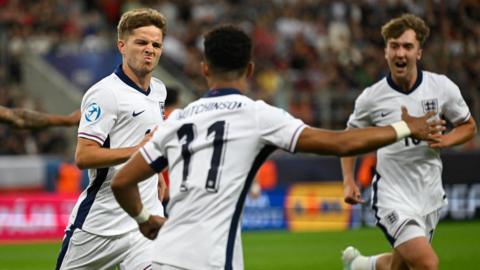 England celebrate
