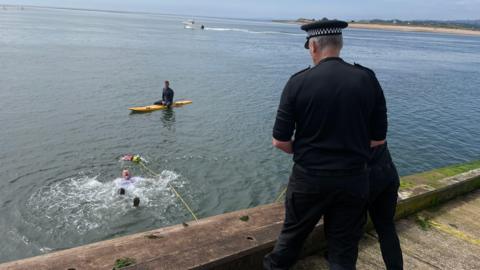 Training demonstration in Exmouth