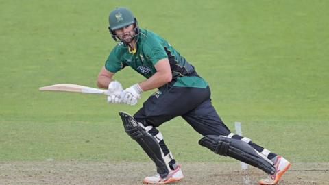 Tom Bruce in action for Central Districts in New Zealand