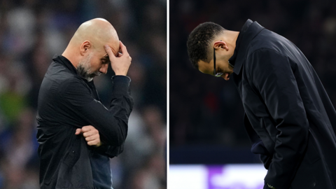 Guardiola and Rosenior