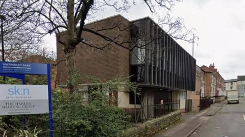 Brown building on Church Drive which was formally a health clinic