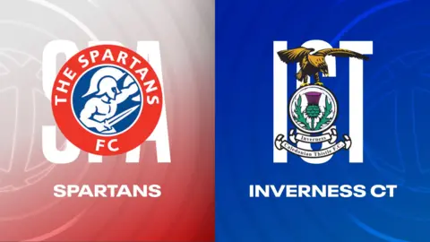 Spartans and Inverness Caledonian Thistle badges