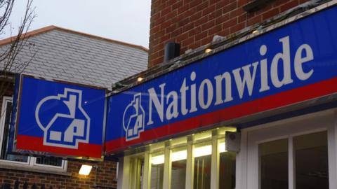 A Nationwide building society frontage 