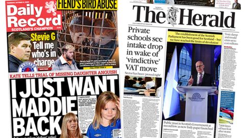 Front pages