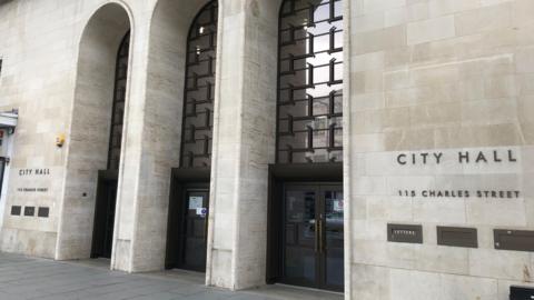 Leicester City Council's headquarters on Charles Street Leicester