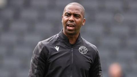 Walsall interim head coach Darren Byfield 