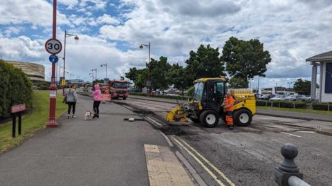 Royal Way roadworks