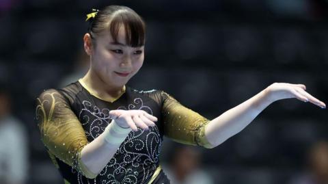 Japanese gymnast Shoko Miyata