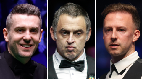 Mark Selby, Ronnie O'Sullivan & Judd Trump