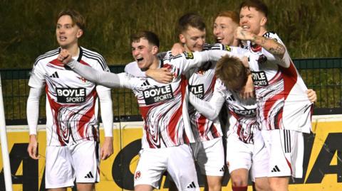 Crusaders celebrating