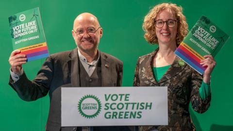 Patrick Harvie and Lorna Slater