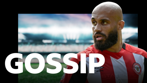 Bryan Mbeumo on a gossip template