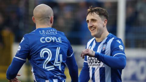 Coleraine celebrating 