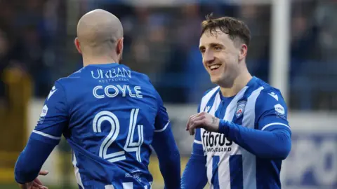 Coleraine celebrating 