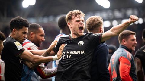 Bayern Munich celebrate a goal