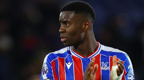 Marc Guehi applauds Crystal Palace fans