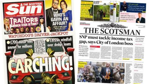 Scotland's papers: 8 October